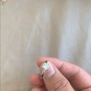 Swarovski solitaire ring